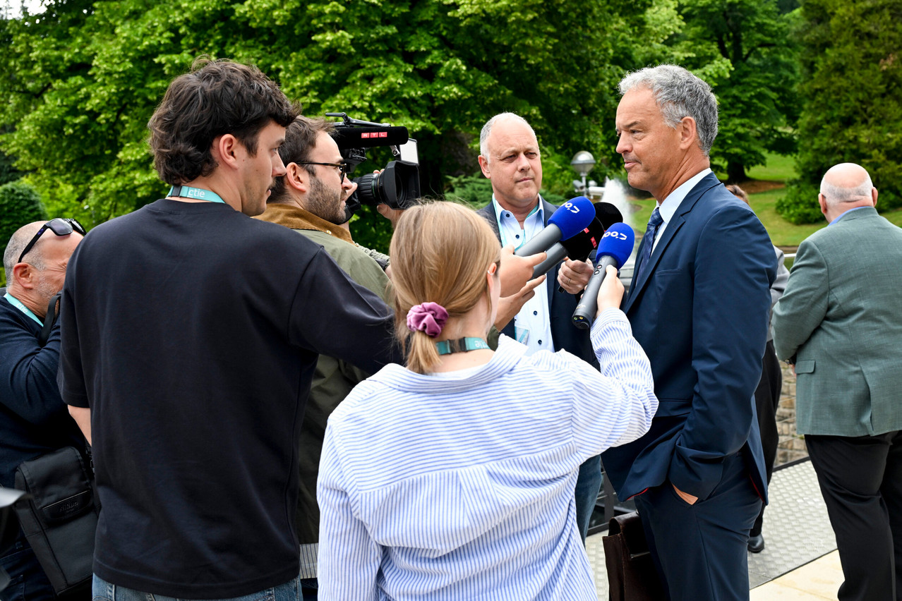 According to Michel Reckinger, president of the Union of Luxembourg Businesses (UEL), even though the government has scheduled a third meeting before the end of the week, action must be taken quickly: every day makes life more difficult for business owners. (Photo: Frédéric Sierakowski/SIP)