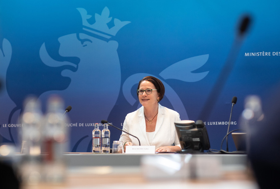 The minister of mobility and public works, Yuriko Backes. Photo: Guy Wolff/archives