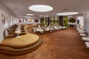 Depuis 2016, les Thermes disposent d’un Wellness Lounge. (Photo: Les Thermes)