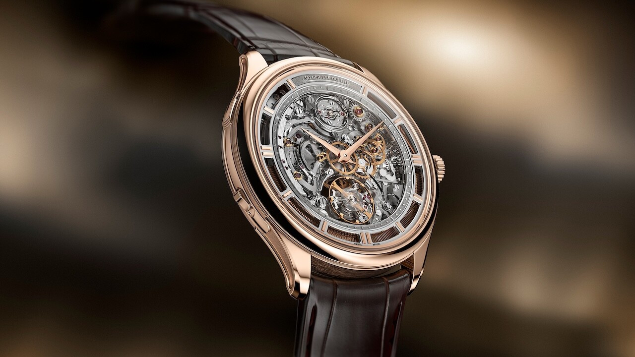 Jaeger-Lecoultre presents the Master Hybris Mechanica Ultra Thin Minute Repeater Tourbillon. (Photo: Jaeger-Lecoultre)