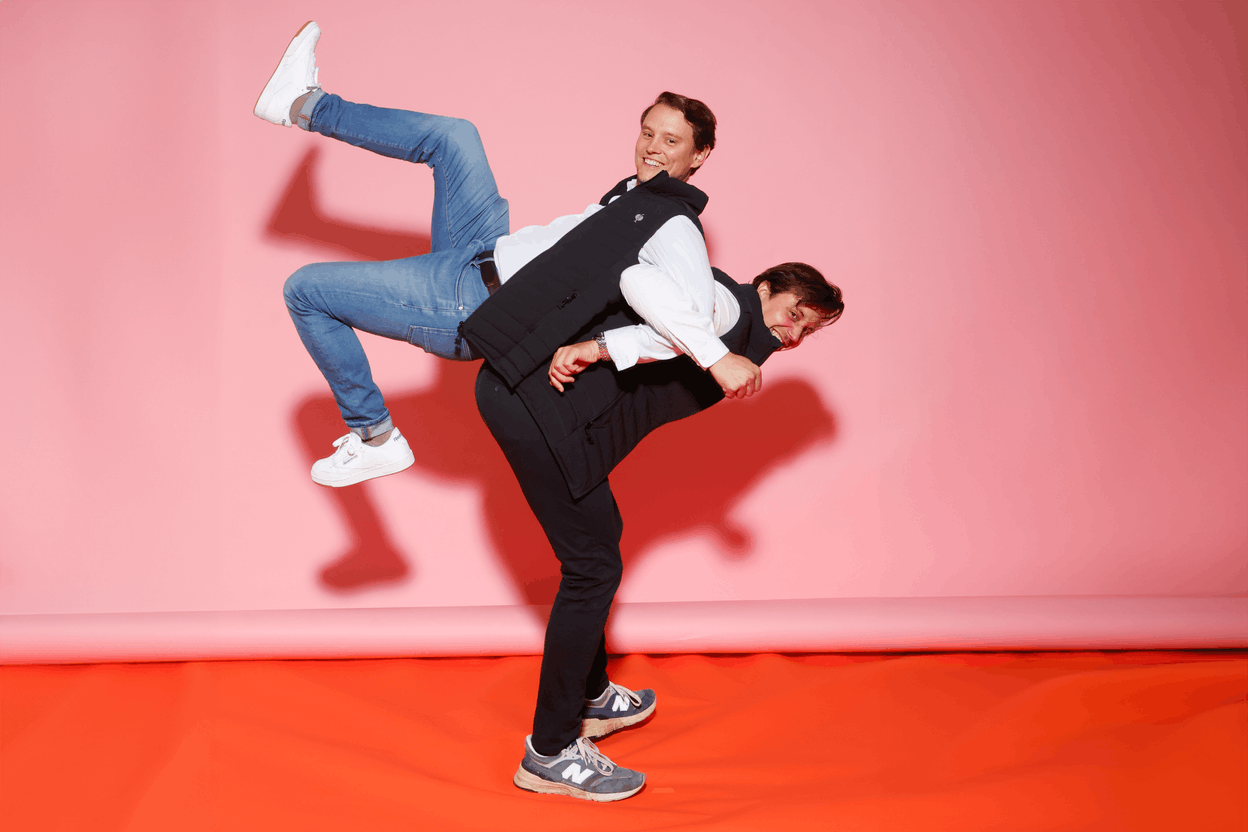 Thierry Biwer, 33, is the sales director and Jean-Marc Hoffmann, 32, is the director of Medirel-Medtech. Photo: Guy Wolff/Maison Moderne
