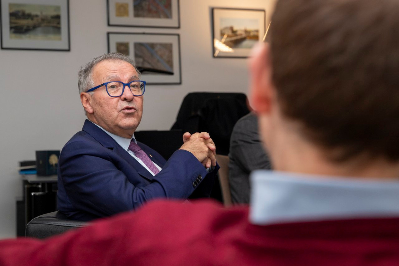 “I would remind you that between 2008 and 2014, the territory was losing inhabitants,” points out Thionville mayor Pierre Cuny, who has been in office since 2016. Photo: Ville de Thionville/David Hourt