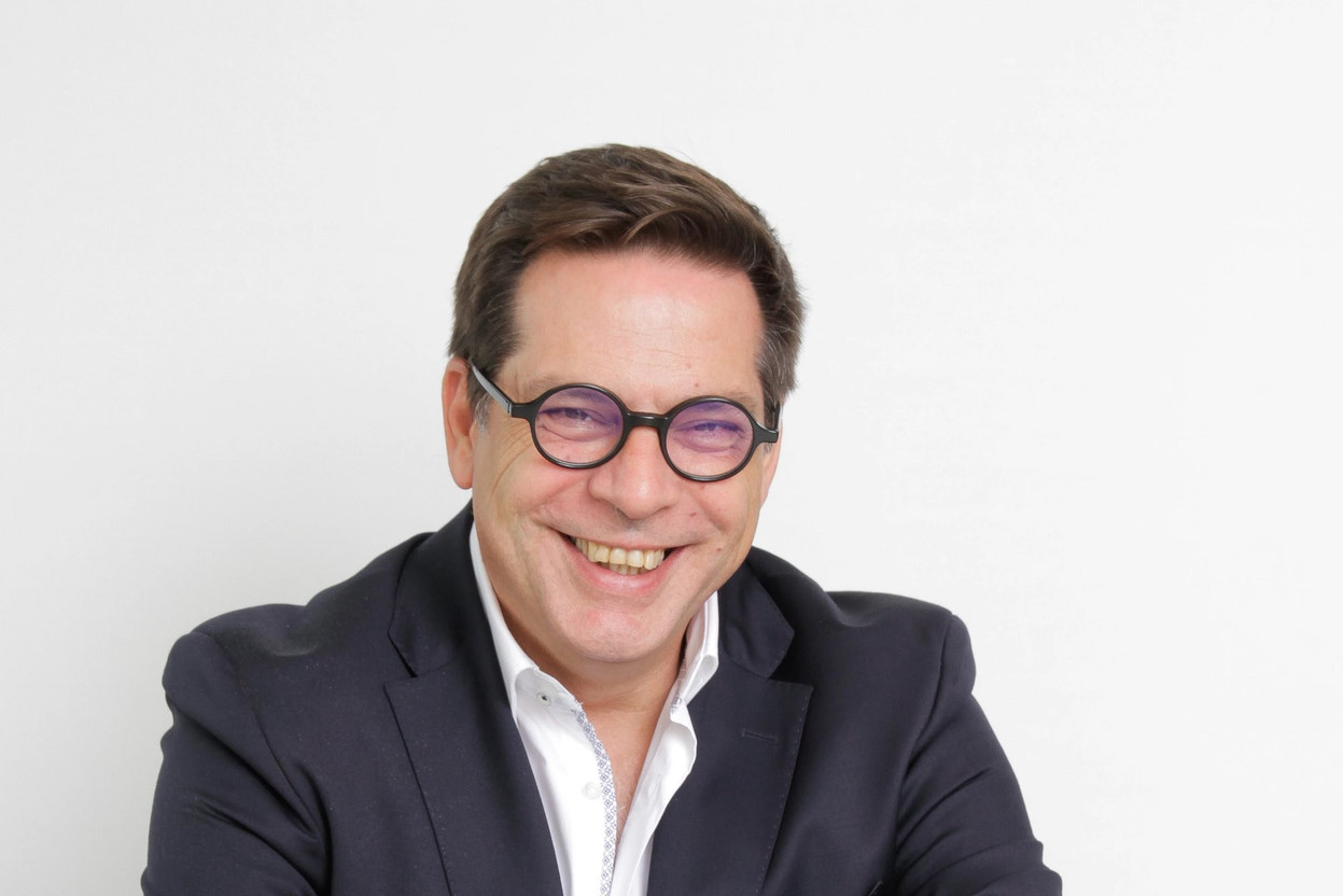 Tiago Forjaz, serial entrepreneur, CEO and keynote speaker from The Epic Talent Society, speaks at the Nexus2050 conference, taking place at Luxexpo, 26-27 June 2024. Image: Handout photo