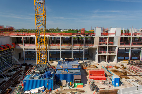 BAM Lux est intervenue sur le chantier du CNIS à la Cloche d’Or. (photo: Matic Zorman-archives)