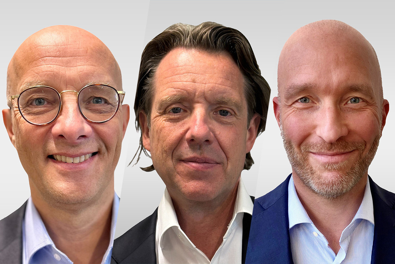 L to r: Marnix Rosendaal, Patrick Rutgers and Ruud van Haperen have joined HSBC Private Bank Luxembourg, where they’ll work with clients based in the Netherlands and Belgium. Photo: HSBC. Montage: Maison Moderne