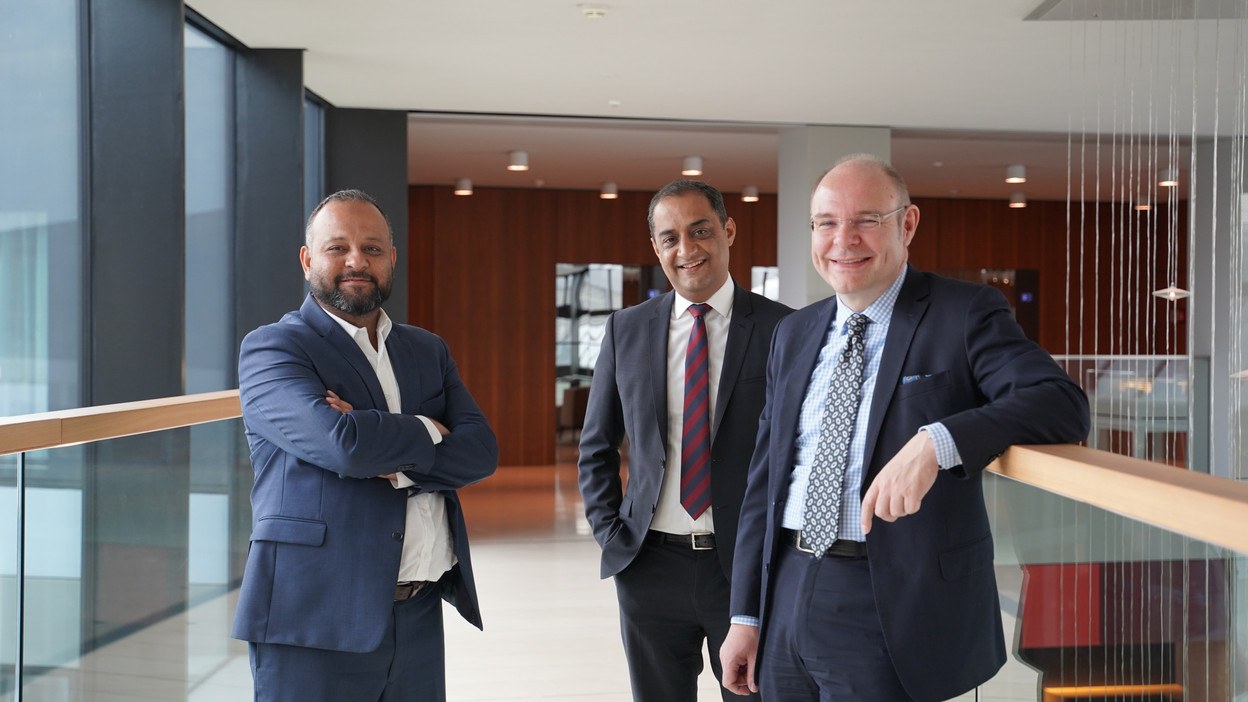 Zeeshan Ahmed, Partner, Infrastructure Leader ; Ajay Bali, Partner, Technology Consulting ; Norman Finster, Partner, Consulting (Photo: EY Luxembourg)