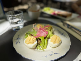 The homemade egg and mayonnaise at Brasserie Mansfeld. Photo: Emilie Gline/Paperjam
