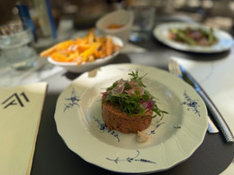 Beef tartare at Brasserie Mansfeld – served here as a starter. Photo: Emilie Gline/Paperjam