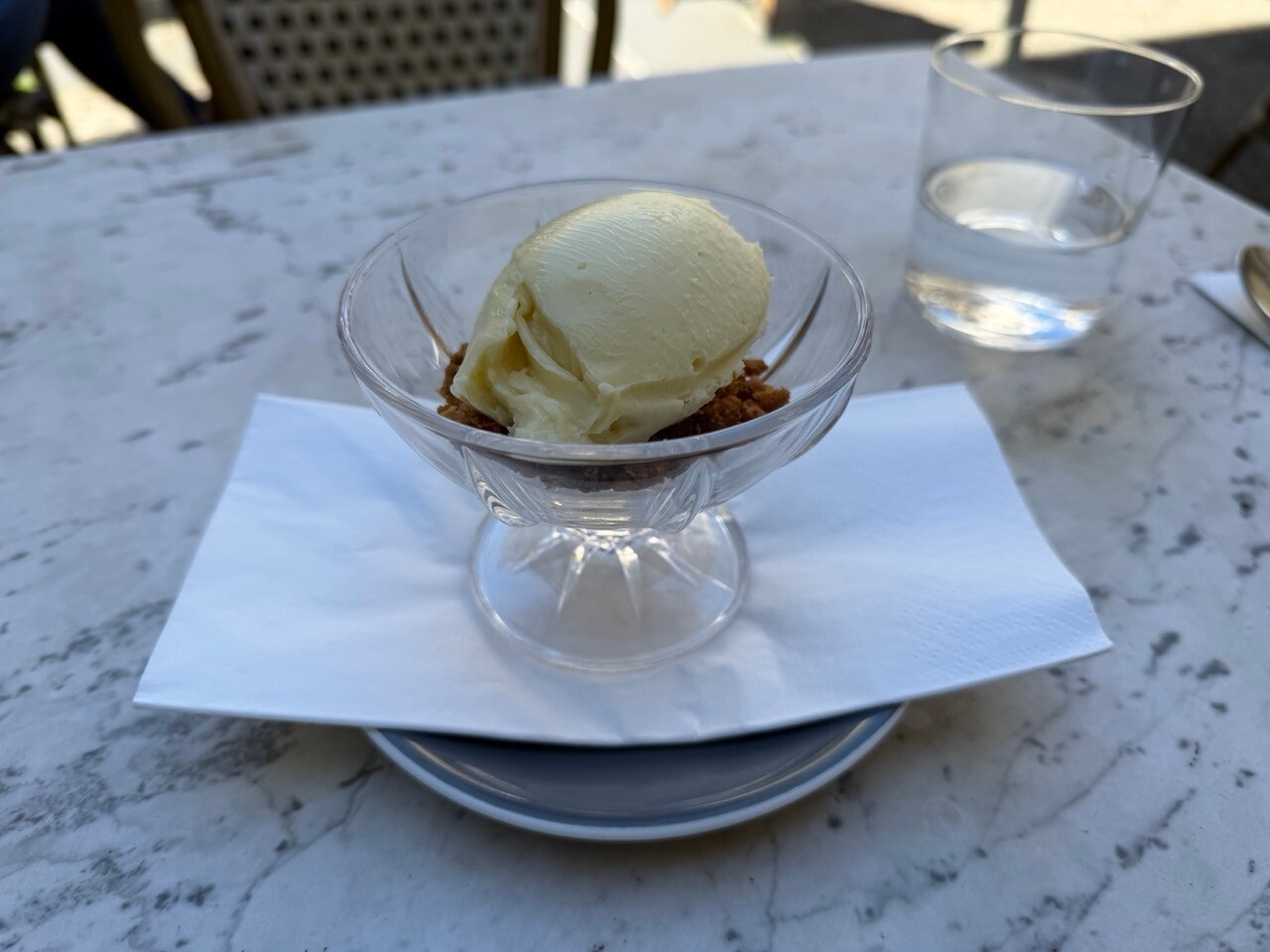 For dessert, white chocolate and lemon ganache. Photo: Emilie Gline/Paperjam