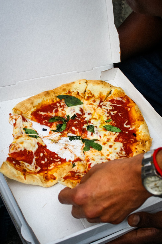 Essenza's pizzas, on the menu at the Buvette des Rotondes, taken over by De Gudde Wëllen. (Photo: de Gudde Wëllen)