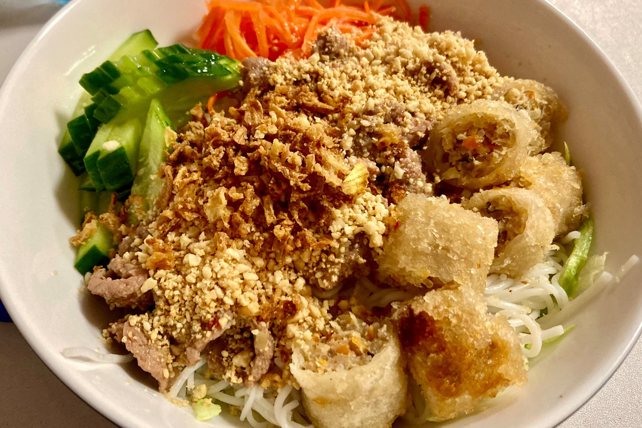 You can’t go wrong with the bo bun at Mr. Mai’s in Bonnevoie. Photo: Lydia Linna
