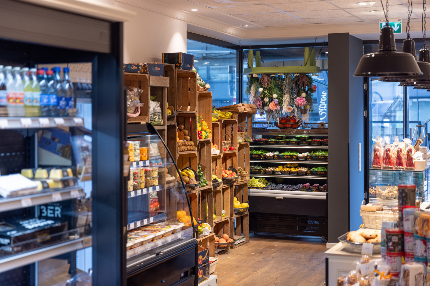 L’enseigne fait la part belle aux primeurs et produits d’épicerie fine. Elle s’approvisionne deux fois par semaine à Rungis. (Photo: Romain Gamba/Maison Moderne)