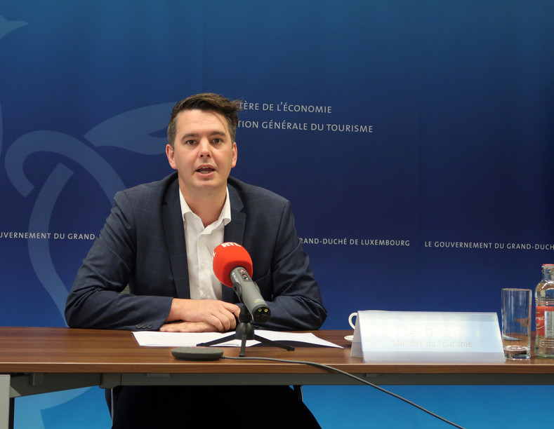 Lex Delles, pictured during a July 2021 press conference Photo: MECO