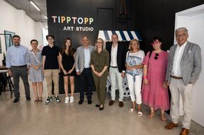 At the opening of the new pop-up store in the Gare district at 3, rue Origer - L-2269 Luxembourg  photo: Soubry Charles , Nikon Z9, copyright : Photothèque de la Ville de Luxembourg