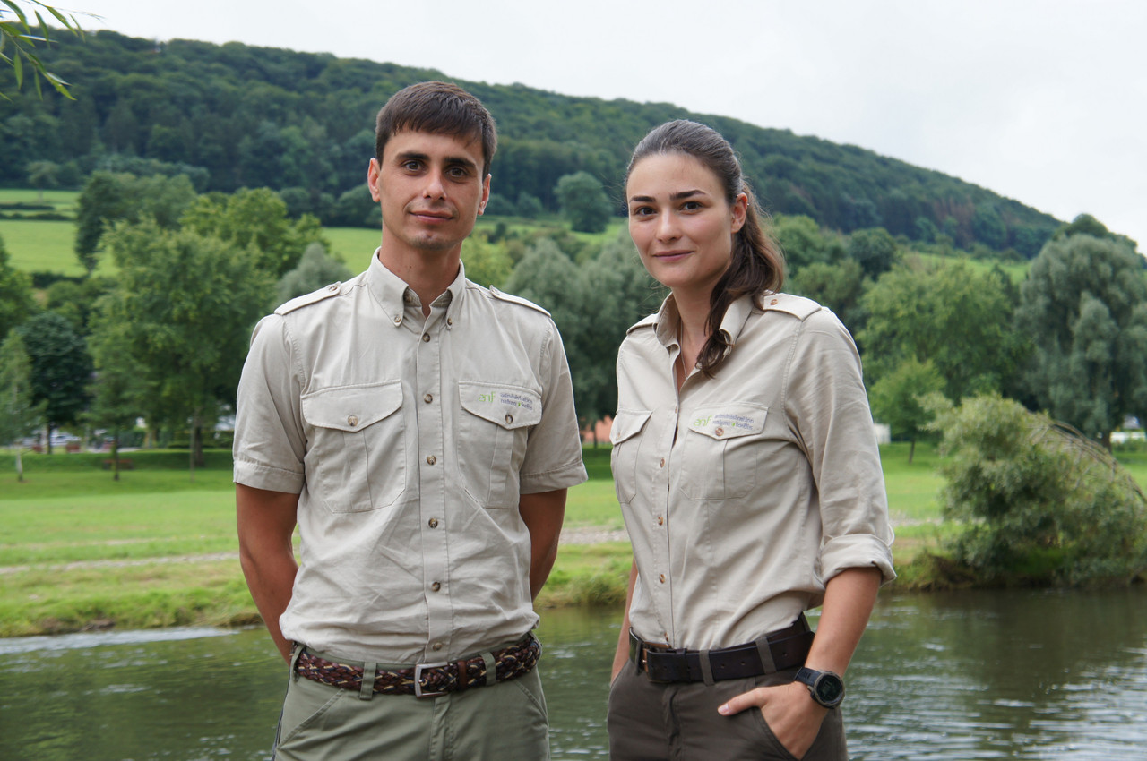 Alexander Kristiansen et Marianne Jacobs de l’ANF travaillent à la protection du castor et à son avenir au Luxembourg. (Photo: Jess Bauldry)