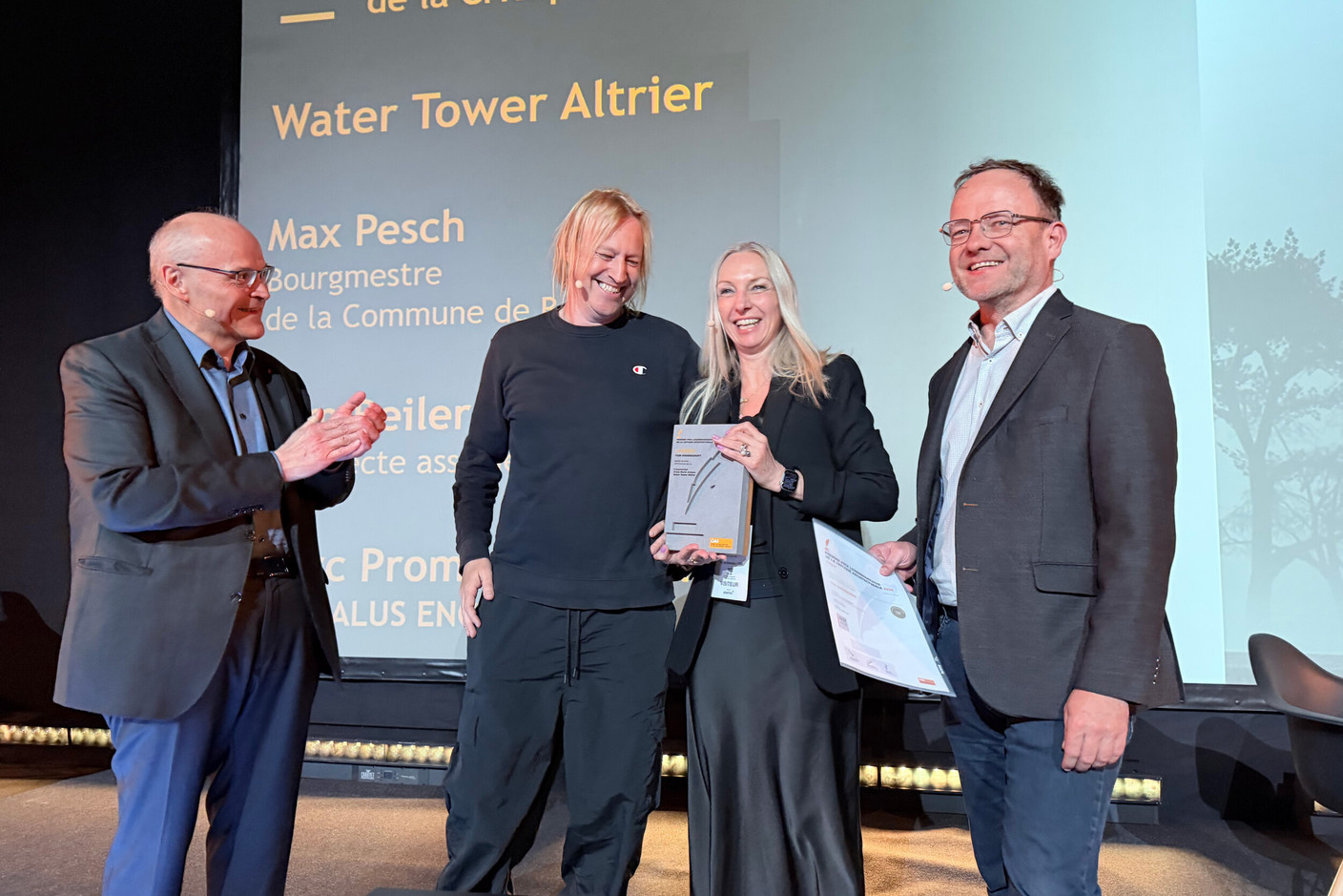London-based journalist and architectural historian Tom Ravenscroft tops the rankings, largely thanks to his articles on the ‘Floater Dudelange’ and the ‘Water Tower Altrier’, the latter having been the public’s favourite. Photo: Paperjam