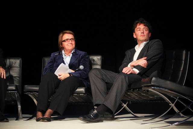 Marie-Jeanne Chèvremont et Daniel Schneider, respectivement président et membres du jury de l’édition 2008. (Photo: Maison Moderne/Archives)