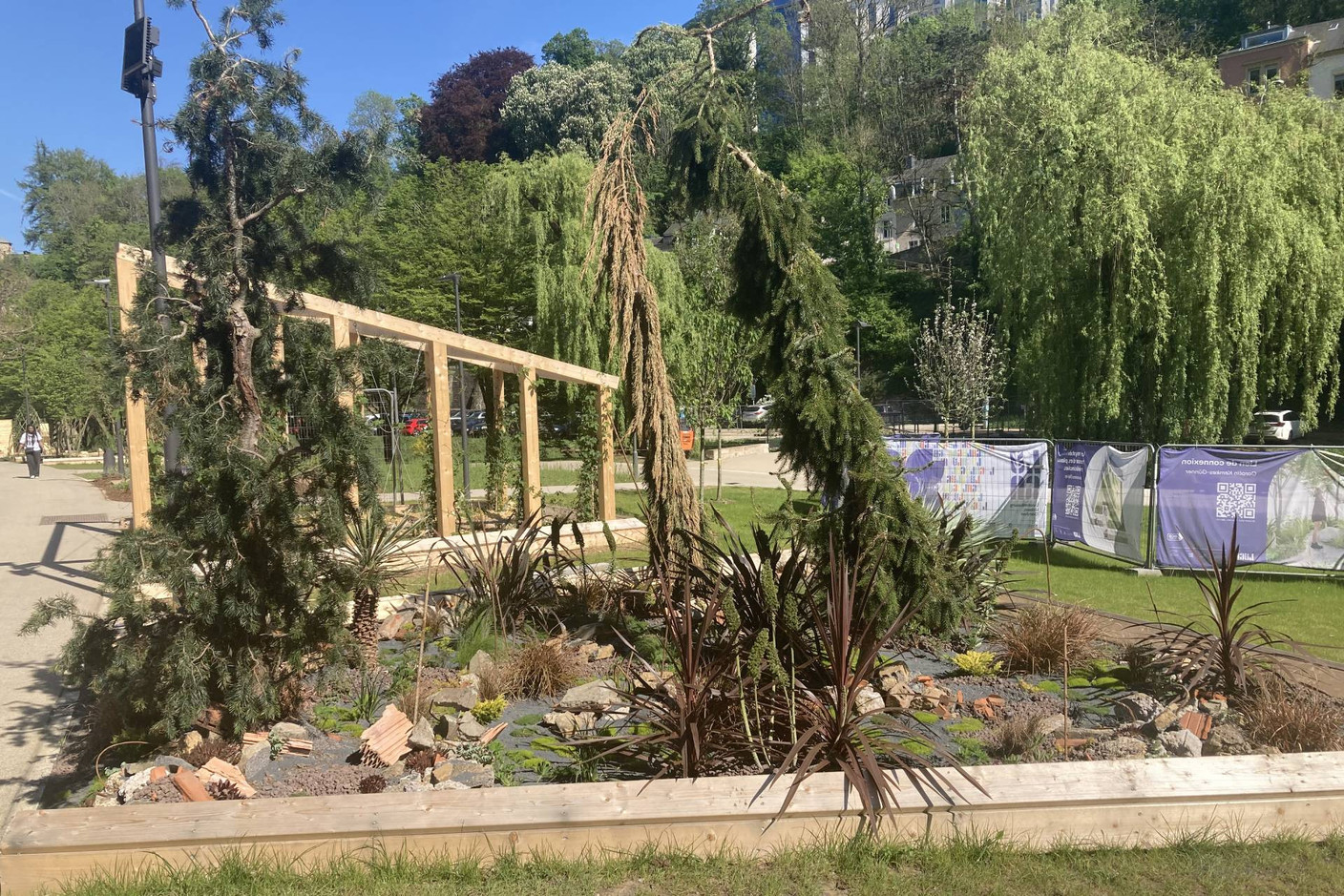«Timeo» est un jardin dont le récit est apocalyptique et inspire un changement dans la manière dont nous abordons les défis environnementaux.  (Photo: Céline Coubray)