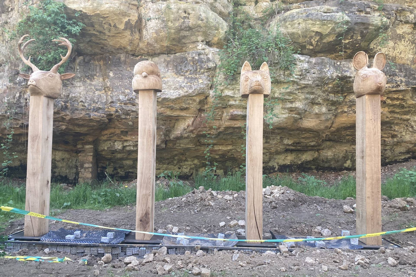 «Totems»   de Laurent Le Deunff. (Photo: Céline Coubray)