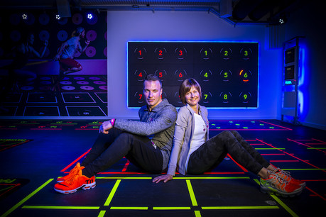 Frédéric Meyer et Laurence Clasen dans une des salles de Touch&Play à Luxembourg. (Photo: Touch&Play)