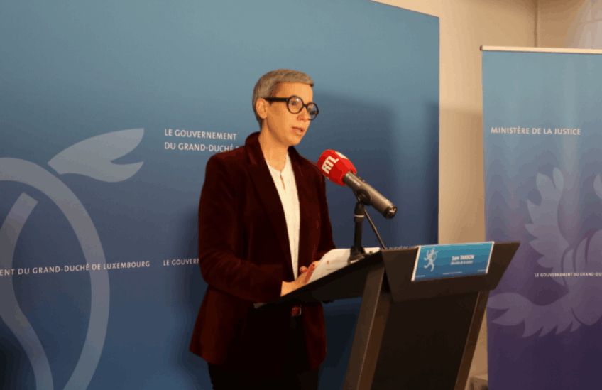 Sam Tanson presented a draft law which aims to underline the gravity of acts of sexual abuse of children.  Photo: ministry of justice