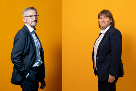 Camille Thommes et Corinne Lamesch, directeur général et présidente de l’Afli. (Photo: Jan Hanrion/Maison Moderne)
