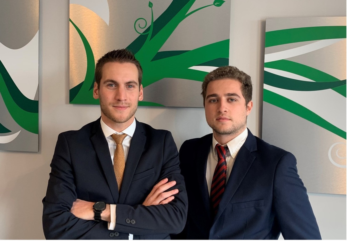 Corentin Deprez (Senior Consultant) and Matteo Orlandini (Consultant). (Photo: Avantage Reply Luxembourg)