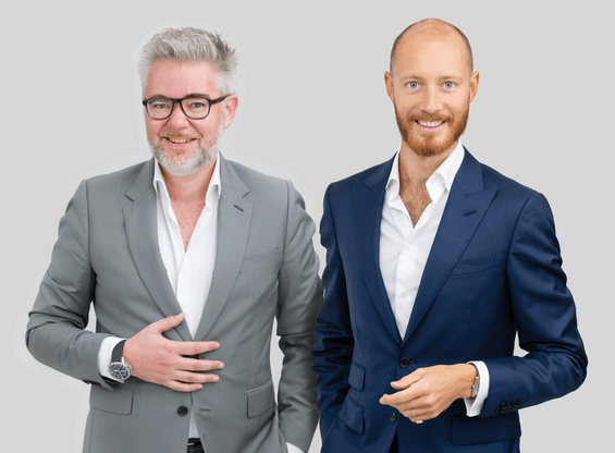 Raymond Faber et Antoine d’Huart, Avocats à la Cour – Etude /c law (Crédit Photo: /c law) 