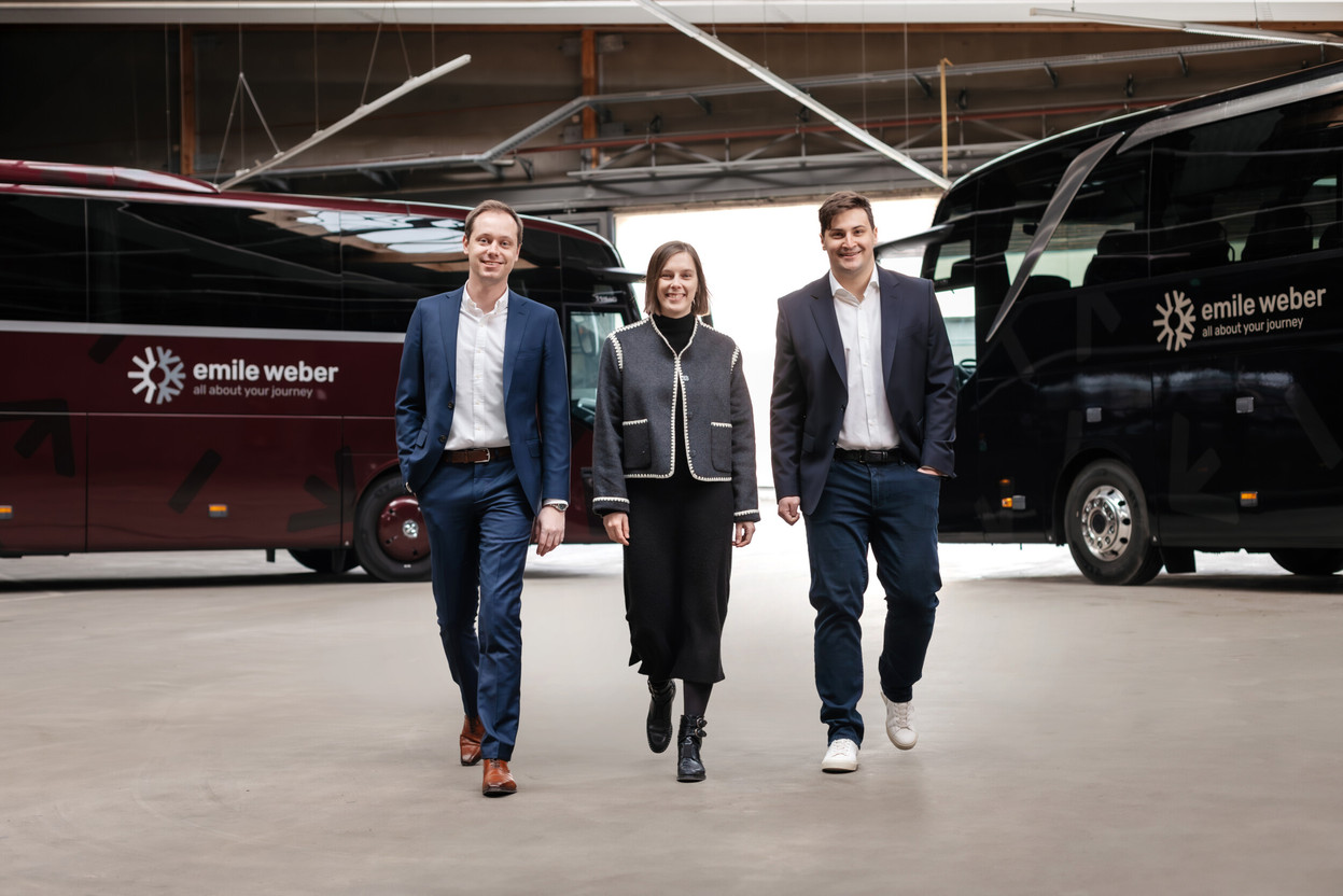 De gauche à droite : Philippe HEINISCH, Catherine HAVÉ, Emile WEBER Jr.  (Photo: Emile Weber)