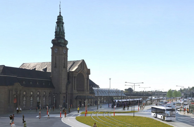 Le tram débutera ses essais sur ce nouveau parcours dès le 5 octobre prochain. (Photo: Luxtram)