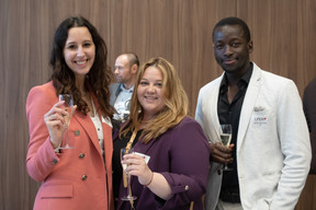 Joana Barreiro Marques (LPEA), Evi Gkini (LPEA), Abdoul Aziz Diane (Luxembourg School of Business) at the transfer pricing event organised by the Luxembourg Private Equity & Venture Capital Association on 3 May at Arendt in Kircherg. Photo: Matic Zorman / Maison Moderne