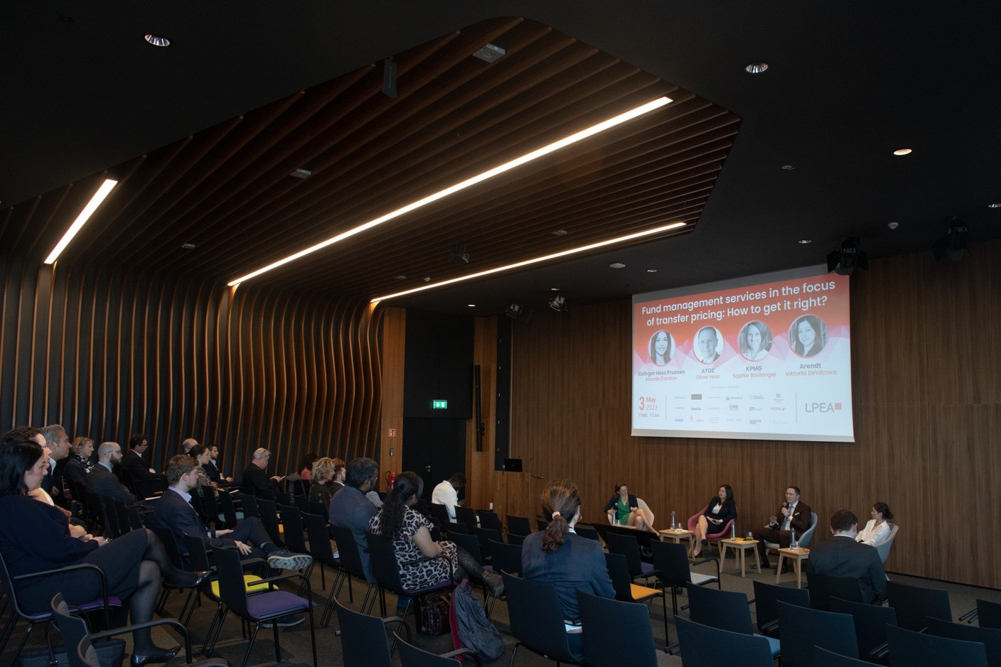 The transfer pricing event was organised by the Luxembourg Private Equity & Venture Capital Association (LPEA) on 3 May at Arendt in Kirchberg. Photo: Matic Zorman / Maison Moderne