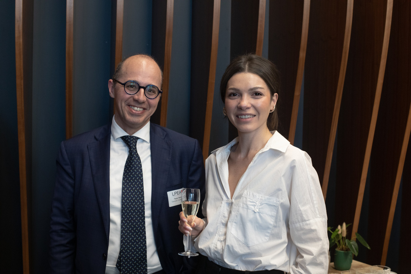 Paolo Peroni (Generali Investments) and Macide Candan (Elvinger Hoss Prussen) at the transfer pricing event organised by the LPEA on 3 May. Photo: Matic Zorman / Maison Moderne