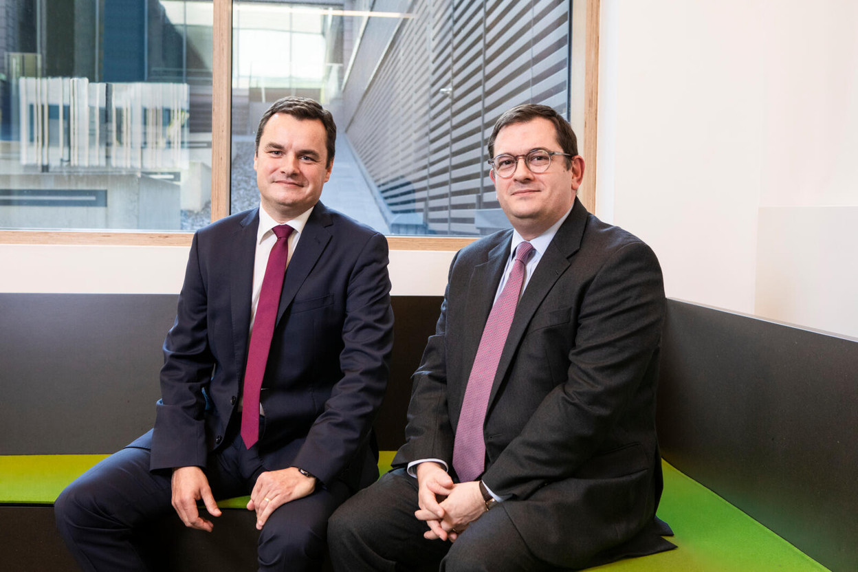 Mr Xavier Nevez,CEO, and Mr Miloslav Cutka, Head of MarketManagement, announce the 135th anniversary of Zurich Eurolife. Crédit photos : Eva KRINS (MAISON MODERNE)