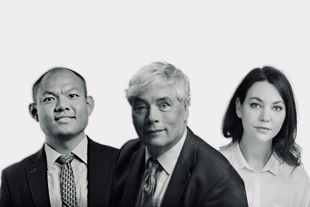 Frank Sui, Bill Roscoe and Petra Krizan (from left to right). (Photo: The Blockhouse Technology Ltd -TBTL)