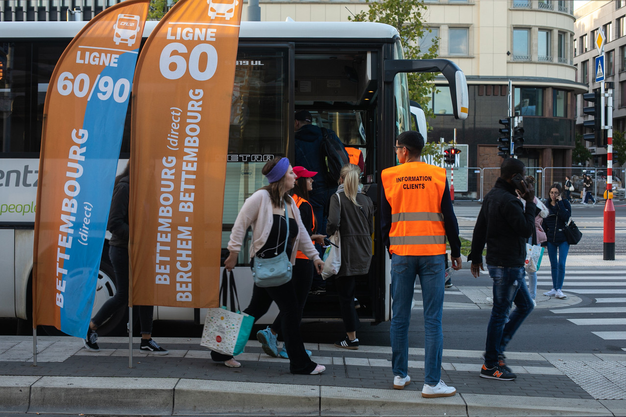 Les CFL et la SNCF ont donné davantage de détails sur les bus de substitution qui circuleront pendant la période estivale entre la France et le Luxembourg, pour compenser les trains supprimés en raison des travaux.  (Photo: Matic Zorman/Maison Moderne/Archives)