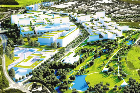 Les travaux du parc de Gasperich, qui sera le plus grand de la capitale, peuvent commencer après l’autorisation du ministère de l’Environnement. (Photo: Cloche d'Or)