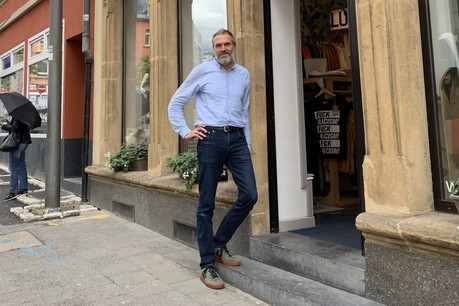 Karel Lambert déplore le manque d’espace prévu pour les livraisons après les travaux. (Photo: Paperjam)