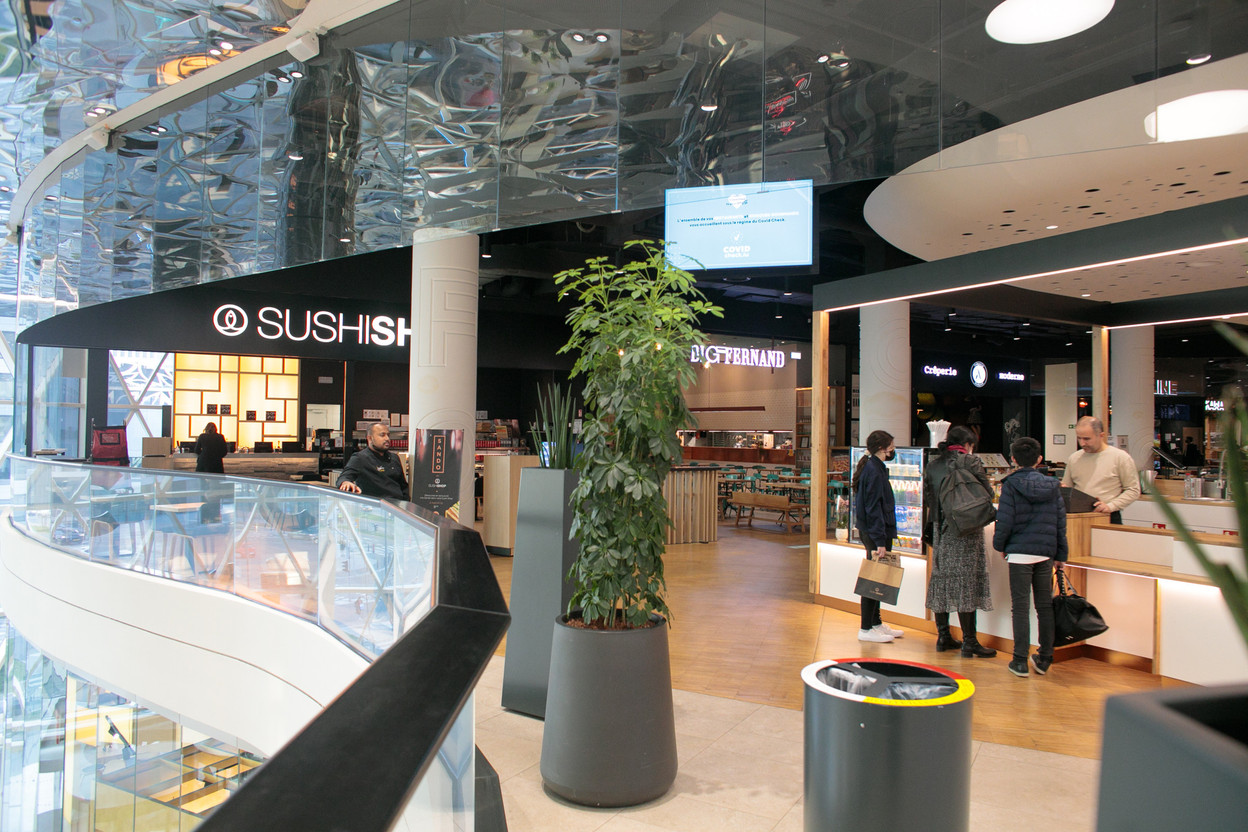 The Cloche d’Or shopping centre opened in 2019 with a food court on the second floor. This week, it was joined by other food courts in Luxembourg. Photo: Matic Zorman/Maison Moderne (archives)