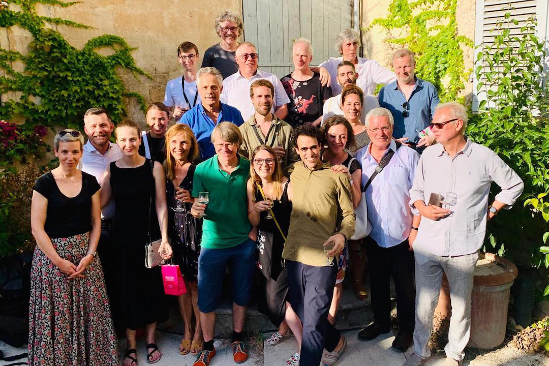 Sam Tanson, ministre de la Culture, aux côtés de l’ensemble luxembourgeois United Instruments of Lucilin, d’Anouk Schiltz et d’Adam Maor, à l’occasion de la représentation de «Mille Endormis» au Festival d’Aix-en-Provence. (Photo: Ministère de la Culture)