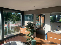 One of the home’s bathrooms is seen following renovation work. Photo provided by Batipol