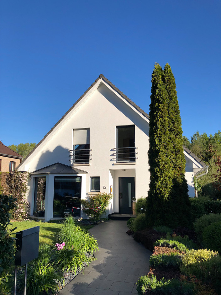 The exterior of this home in Ernster is seen prior to renovation work starting in 2019. Photo provided by Batipol