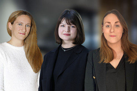 Samantha Matthey, Joy Peynet et Ailbhe Kilcullen avancent au sein du cabinet PwC Legal. (Photos : PwC Legal)