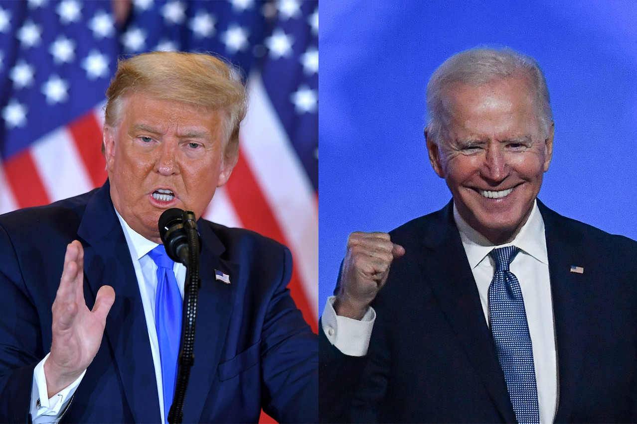 Les deux candidats à la présidentielle sont au coude-à-coude dans plusieurs États. (Photos: Shutterstock)