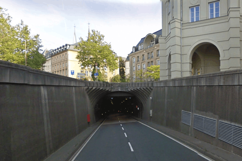 Une voie du tunnel du Saint-Esprit restera ouverte à la circulation, samedi et dimanche, entre 10h et 20h.  (Photo: Capture d’écran / Google Maps)