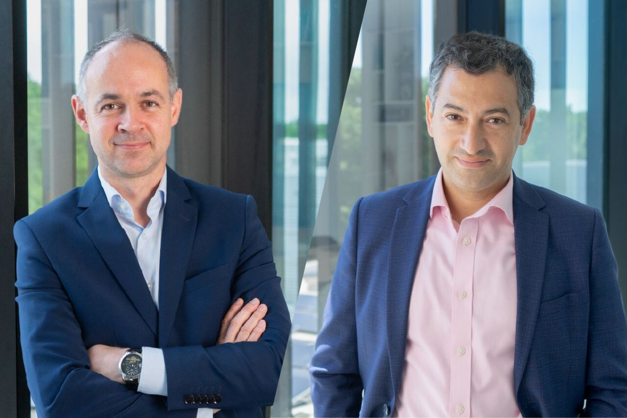 Fabrice Gauthier-Privez and Samir Hamdani. Photo: Compass Group Luxembourg