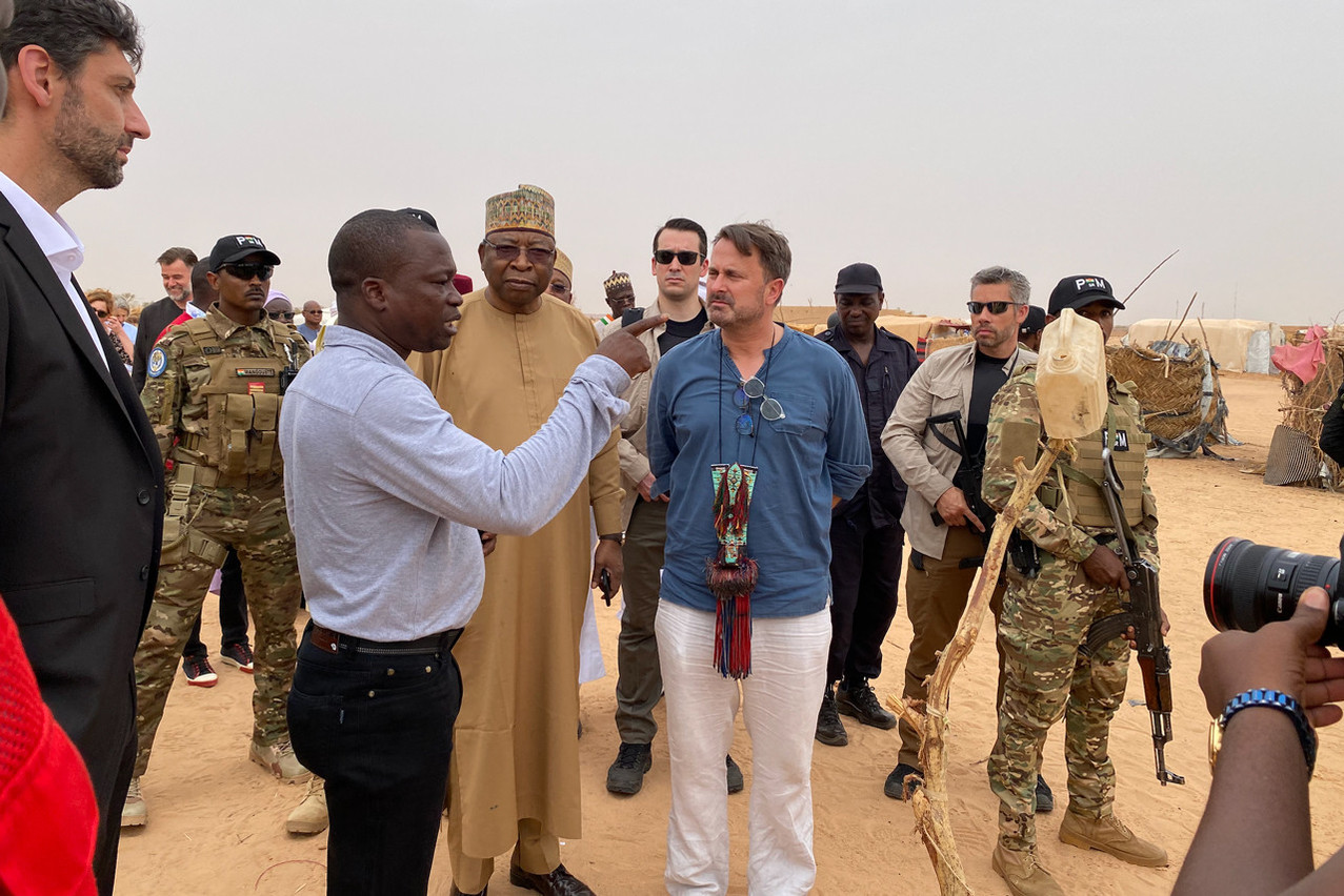 “Climate can provoke migration; famine can provoke migration,” said prime minister Xavier Bettel. Photo: Abigail Okorodus