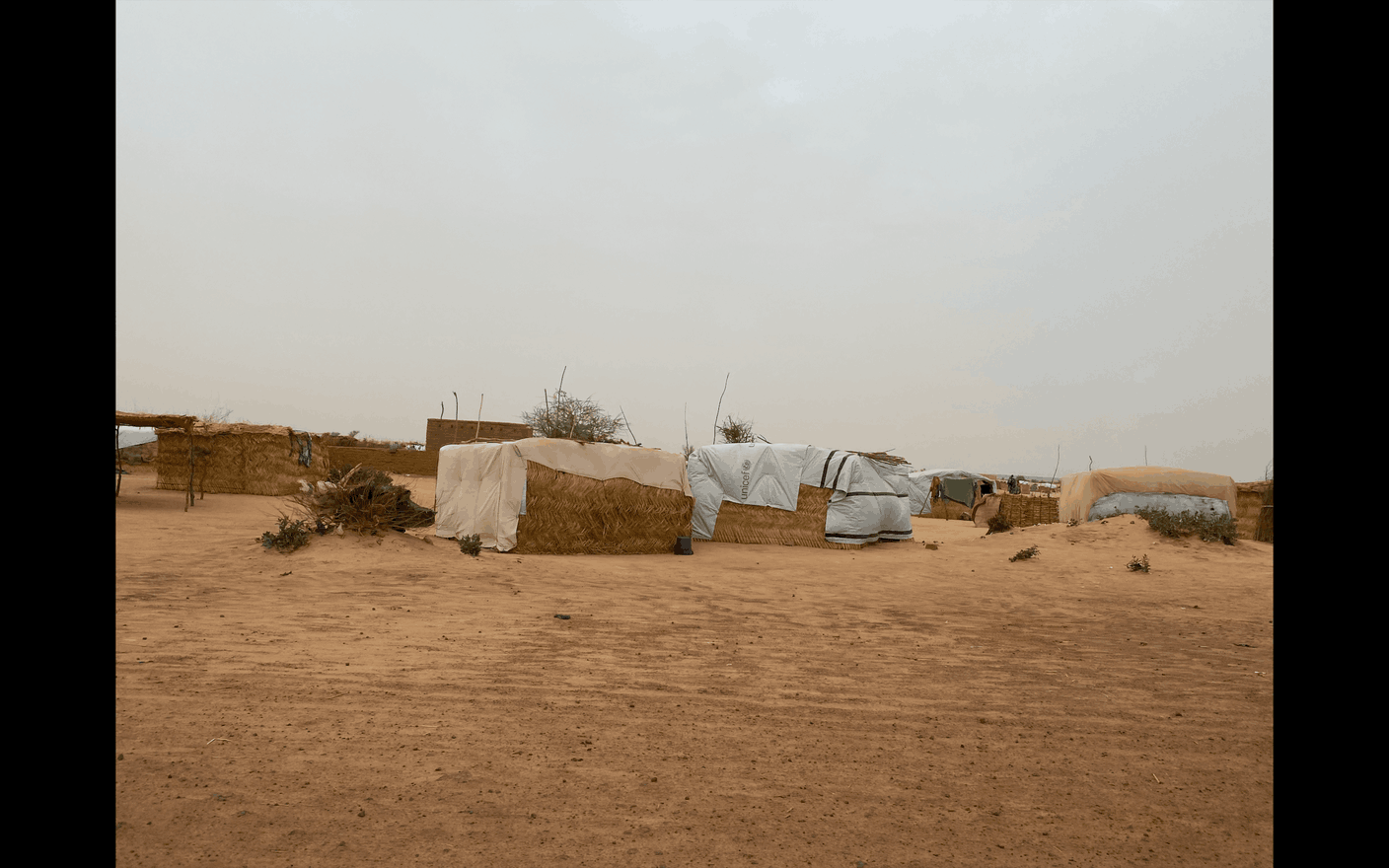 Ouallam camp in Niger AO