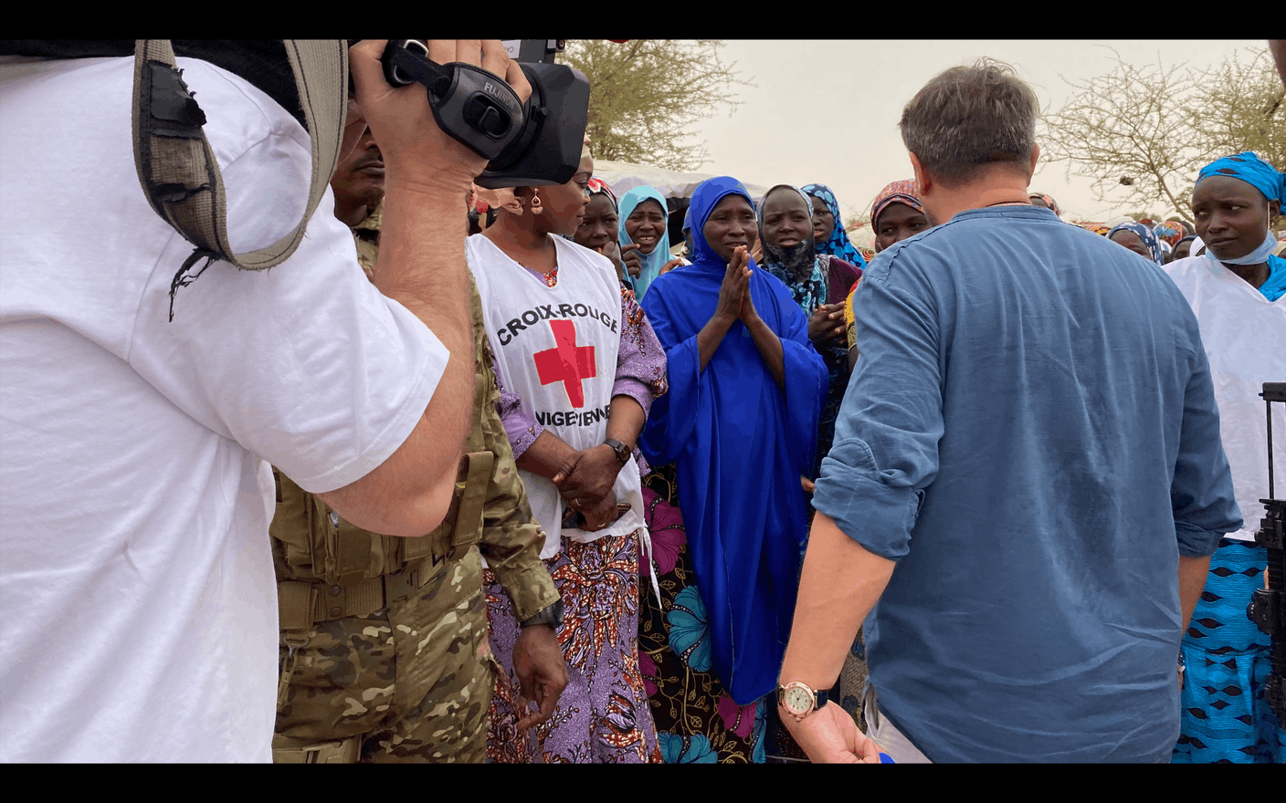 Ouallam camp in Niger AO