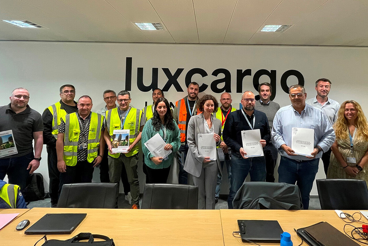 On Monday 15 June, the company signed a new collective agreement with the LCGB, the largest trade union, and the OGBL, covering its approximately 1,200 employees until the end of 2029. (Photo: LCGB)